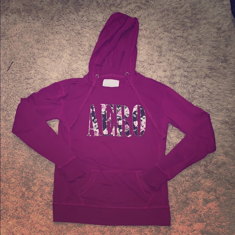 Aeropostale purple hoodie